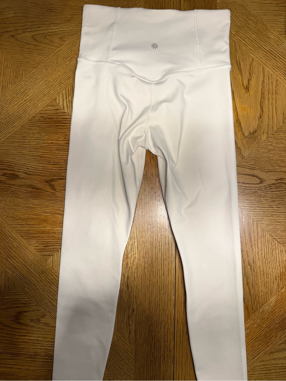 Athleta Ultra High Rise Elation 7/8 Leggings in Cream -NWOT - Picture 2 of 9